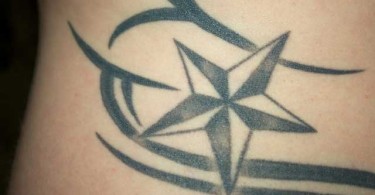 Nautischer Stern Tattoo